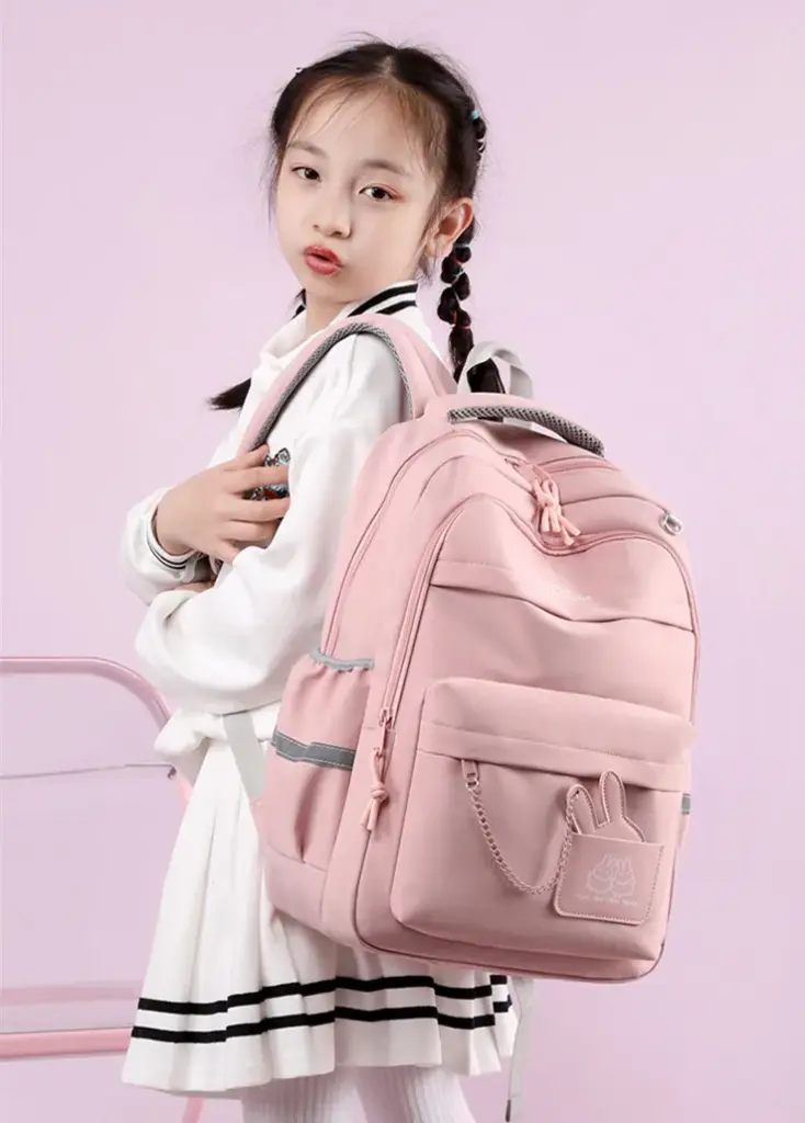 Fengdong Kinder Schultasche niedlichen Schulrucksack für Mädchen Kinder Kawaii Büchertasche Grundschüler Geschenk große Kapazität Rucksack 5