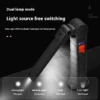 450lm Cob LED Arbeits scheinwerfer Taschenlampe USB-C 800ma Arbeits licht magnetisch 360 ° Garage Reparatur Inspektions lampe 4 Modus Tasche Flutlicht 2