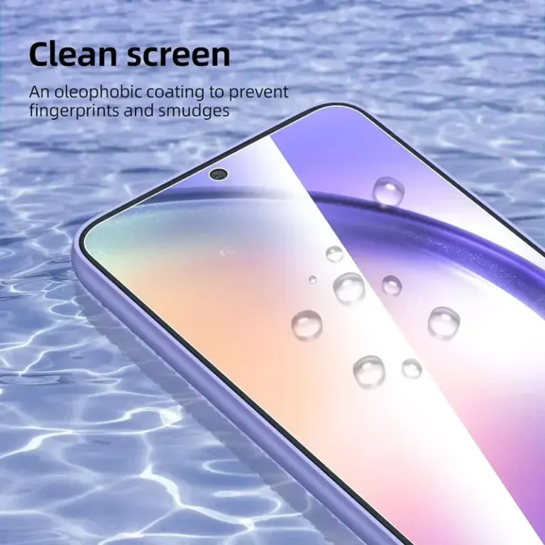 5 Stück Displays chutz folie für Samsung Galaxy A55 A54 A13 A53 A52 A12 A22 A33 A32 A51 A52S A35 A72 A71 A14 S10E S20fe gehärtetes Glas 4