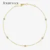 ANDYWEN Neue 925 Sterling Silber Gold Zirkon CZ Runde Charme Perlen Armband Frauen Luxus Schmuck 2022 Hochzeit Party Kette Luxus