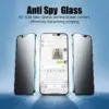 Anti-Spionage-Displayschutz für iPhone 14 13 12 11 Pro Max 13 Mini Privacy gehärtetes Glas für iPhone 14 8 Plus X XR XS Max SE 2022 5