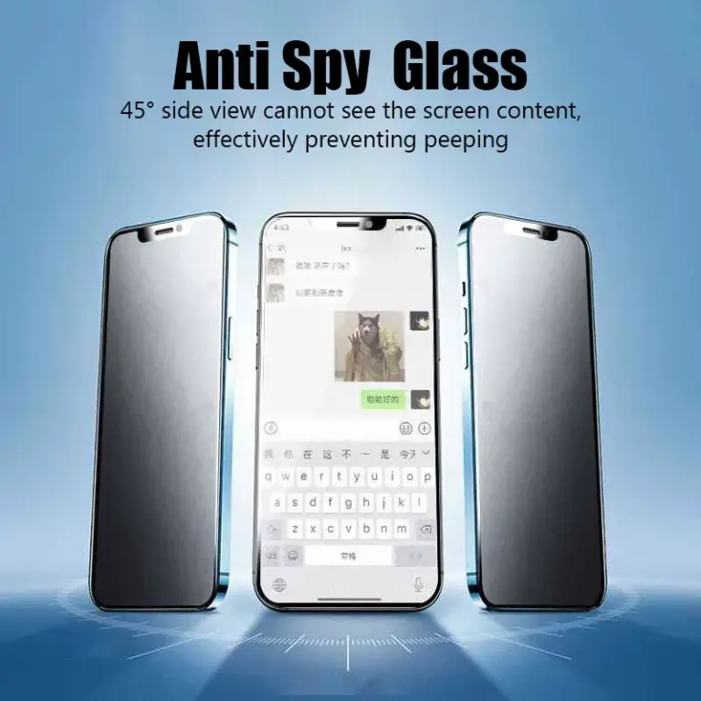 Anti-Spionage-Displayschutz für iPhone 14 13 12 11 Pro Max 13 Mini Privacy gehärtetes Glas für iPhone 14 8 Plus X XR XS Max SE 2022 5