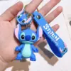 Lilo & Stich Spielzeug Schlüssel bund Anime Stich Anhänger Schlüssel bund süße rosa Engel Schlüssel anhänger Frauen Auto Schlüssel ring Mädchen Geburtstags geschenk