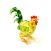 Ostern Cock Glas Miniatur Figur Niedlichen Hahn Statue Ornament Hause Tisch Dekoration Sammlung Urlaub Partei Geschenke für Kinder