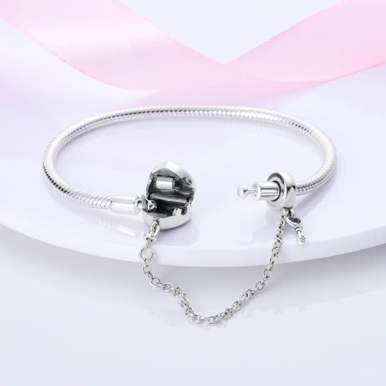 Silber Überzogene Armband Parfüm Flasche Original Schlange Kette Fit Charms Perlen DIY Edlen Schmuck Geschenk Pulseras Für Frauen Armbänder 2