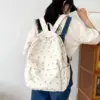 Koreanische Student Schule Rucksack Floral Weiß Schule Taschen Für Teenager Mädchen Nette frauen Rucksack Marke Buch Tasche Nylon Rucksack 2