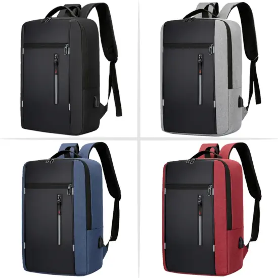 Wasserdichter Business-Rucksack für Herren, USB-Schulrucksäcke, 15,6-Zoll-Laptop-Rucksack, große Kapazität, Rucksäcke für Herren, Rucksacktaschen 3