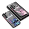 Niedliche Cartoon Lilo Stitch Handy hülle für Samsung Galaxy A54 A52 A14 A53 A13 A34 A21s A32 4G A31 5G matte stoß feste Rüstungs abdeckung