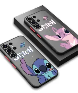 Niedliche Cartoon Lilo Stitch Handy hülle für Samsung Galaxy A54 A52 A14 A53 A13 A34 A21s A32 4G A31 5G matte stoß feste Rüstungs abdeckung