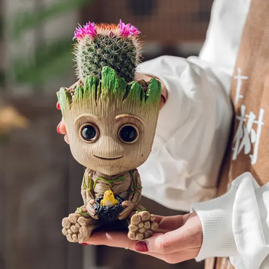 Home Dekoration Groot Pflanzer Blumentöpfe Für Innen Blumen Topf Baum Mann Ornamente Anime Figur Statue Kunst Handwerk Kind Männer Geschenke 5