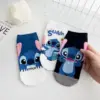 Cartoon Disney Stich Socke Anime Frauen Baumwolle Kurze Socke Kawaii Jungen Mädchen Socken Kinder Ankle Socken Mädchen Weihnachten Geschenke 3