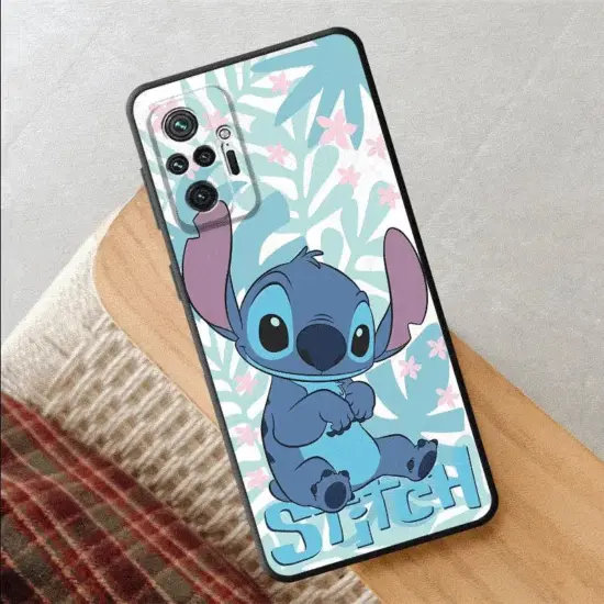 Disney Stitch Handyhülle für Xiaomi Redmi 9 A i C T 10 2022 10C 10A 12 12C 13 13C 4G 5G K40 Pro A1 A2 Plus A3 x Hülle 5