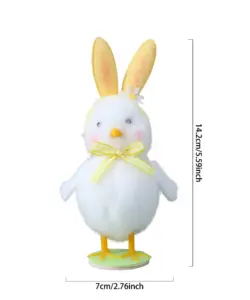 Neue Ostern Kaninchen Ohr Küken Plüsch Eierschale gesichtslose Gnom Puppe handgemachte Home Ornament Frühling Ostern Party Dekor Kinder Geschenk