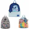 Disney von innen nach außen Traurigkeit Cosplay Mini-Rucksack Pu Leder Rucksack Cartoon Lotso Stich Mode niedlichen Mädchen Aufbewahrung tasche