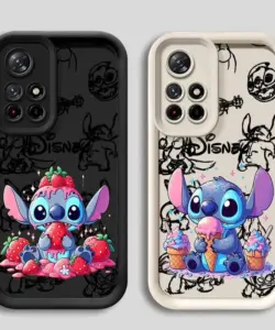 Handyhülle für Xiaomi Redmi Note 10 11 12 13 Pro Plus 11S 12S 11pro 10Pro 12Pro Silikon Soft Cute Disney Stitch Cover