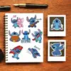 100 Stück niedlichen Cartoon Lilo Stich Aufkleber für Sammelalbum Laptop Telefon Gepäck Skateboard Aufkleber Aufkleber Kinder Graffiti Spielzeug Geschenk 5