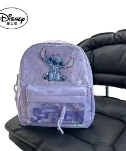 Disney New School Season New Stitch Cartoon niedlichen Pailletten Jungen und Mädchen Schult asche Kindergarten Kinder rucksack