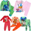 Neue vier Jahreszeiten Kinder pyjamas setzt Stich Junge Tigger Nachtwäsche Cartoon Minnie Pyjamas Baby Mädchen Jungen Gänseblümchen Kleidung Nachthemd