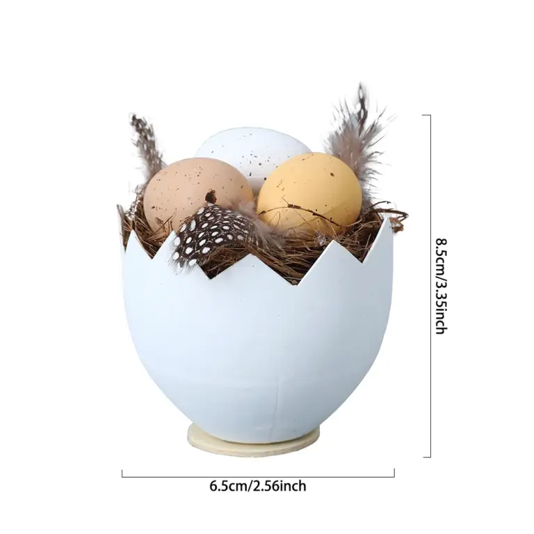 Neue Ostern Kaninchen Ohr Küken Plüsch Eierschale gesichtslose Gnom Puppe handgemachte Home Ornament Frühling Ostern Party Dekor Kinder Geschenk 6