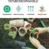 Kokos-Kokos-Samen-Starter, Pflanztöpfe, biologisch abbaubare Kindergartentöpfe, Setzlingstöpfe, Keimschalen, Etiketten, Samen, Aussaat 3