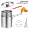 Set Frittiertopf Küchen fritte use mit Sieb Edelstahl Tempura Friteuse Pfanne Braten Topf Huhn Brathähnchen Kochute nsilien