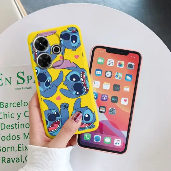 Für Redmi 13 4G Fall Kawayi Stich Monster Schutzhülle Redmi 13 Cartoon Gemalt Weiche Silikon Funda Für Xiaomi Redmi 13 abdeckung 4