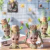 Groot Blumentopf Groot Home Dekoration Vasen Multifunktions-Ornamente Arrangement Anime-Charaktere Figur Stifthalter 3