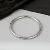 1 Stück leichtes Luxus temperament Edelstahl Gold und Silber altes Erbe verblasst nicht einfaches einfaches Gesicht Armband 6