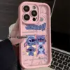 Für Poco F6 F5 F3 X6 Pro X5 X3 NFC M6 Pro Xiaomi Mi 11 Lite 14T 13T 12T Kawaii Stich Stimmung Cartoon Multistep Weiche Telefon Fall