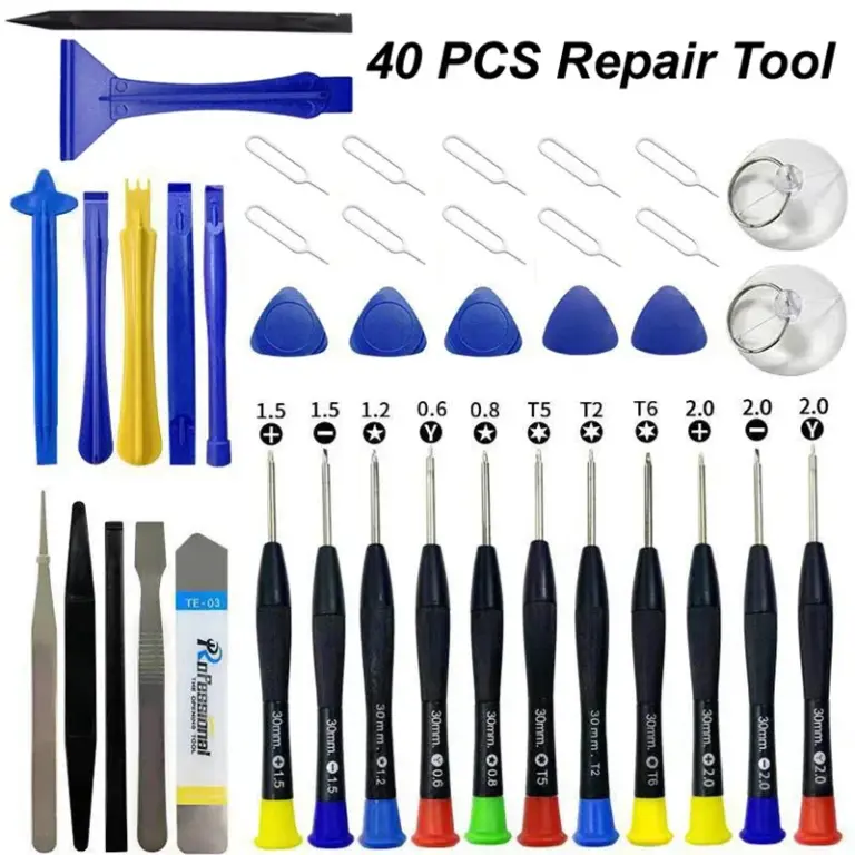 40 in 1 Handy-Reparatur werkzeuge zerlegen Reparatur set für iPhone Schrauben dreher Kombination Skid Multifunktions-Demontage-Kit