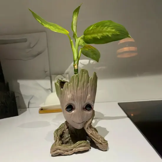 Home Dekoration Groot Pflanzer Blumentöpfe Für Innen Blumen Topf Baum Mann Ornamente Anime Figur Statue Kunst Handwerk Kind Männer Geschenke