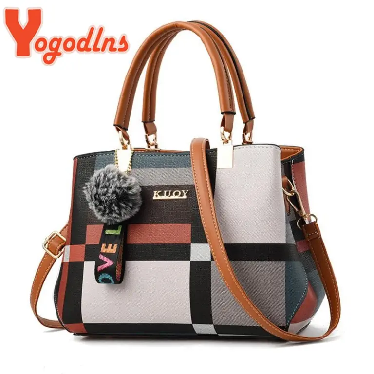 Yogodlns Neue Luxus Handtasche Frauen Nähen Wilden Messenger Taschen Designer Marke Plaid Schulter Tasche Weibliche Damen Totes