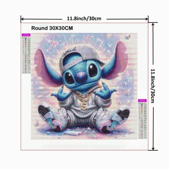 Disney Cartoon Lilo & Stitch 5D DIY Diamant Malerei Kit Wasser Diamant Kreuz Stickerei Diamant Mosaik Home Dekoration 2