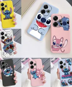 Für Redmi 13 4G Fall Kawayi Stich Monster Schutzhülle Redmi 13 Cartoon Gemalt Weiche Silikon Funda Für Xiaomi Redmi 13 abdeckung