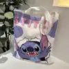 Einkaufstasche mit Disney-Stich-Print, Umhängetasche mit großer Kapazität, lässige Damen handtasche für den Einkauf in der Arbeits schule 6