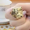 Ring Goldene Tiger Rebel Edlen Schmuck Für Frauen Männer, 2022 Marke Neue Persönliche Glück Geschenk In 925 Sterling Silber 3