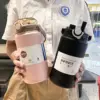 1L/1,2 L Thermo Flasche Edelstahl Große Kapazität Vakuum Flasche Mit Stroh Tumbler Kalte Heiße Getränke Thermos Tasse gym Drink 1