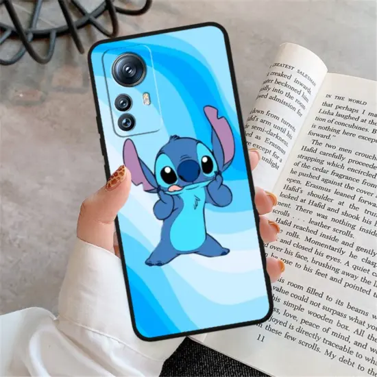 Disney Stitch niedlich schwarz Softcover Handy hülle für Xiaomi Mi 13 12t 12 11t 11i 11 a3 10t 10 cc9e 9 pro lite ultra 5g 5