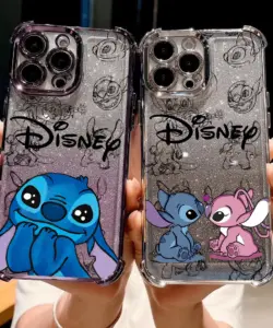 Coole Cartoon Stich Disneys Überzug Fall Für Xiaomi Redmi 14C 13C 12C K50 K40 Hinweis 13 12 11 10 9S 4G 5G Anti Fall Airbag Abdeckung