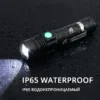 Hochleistungs-LED-Taschenlampen zoombare Camping-Taschenlampe mit t6 LED-Lampen perlen wasserdicht 4 Beleuchtungs modi Multifunktions-USB-Ladegerät 5