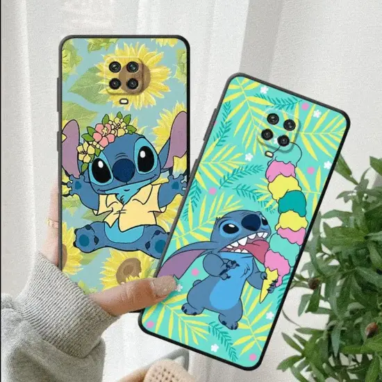 Disney Stitch Handyhülle für Xiaomi Redmi 9 A i C T 10 2022 10C 10A 12 12C 13 13C 4G 5G K40 Pro A1 A2 Plus A3 x Hülle 3