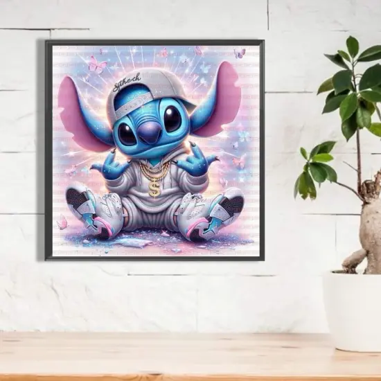 Disney Cartoon Lilo & Stitch 5D DIY Diamant Malerei Kit Wasser Diamant Kreuz Stickerei Diamant Mosaik Home Dekoration 3