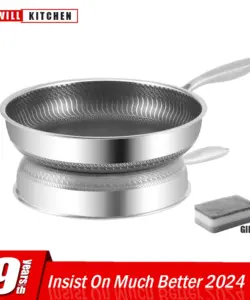 Aiwill Küchen qualität Edelstahl Bratpfanne Antihaft pfanne Kochen gebratenes Steak Topf elektro magnetischen Ofen allgemein