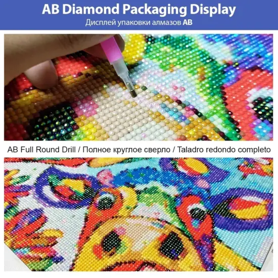 DIY Disney Diamant Malerei Stich StellaLou AB Bohrer Cartoon Diamant Stickerei Mosaik Strass Wand Dekoration Geschenk 5