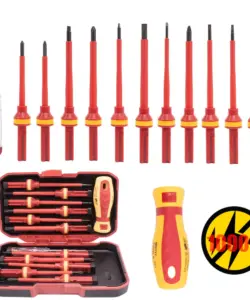 Premium 8/13-teiliges 1000-V-isoliertes Schraubendreher-Set mit magnetischen Bits für Elektriker: Kreuzschlitz-Torx-Sechskant für den professionellen Heimgebrauch