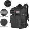 QT&QY 30/45L Mann Taktische Rucksäcke HkingReisetaschen Überleben Outdoor 3P Assault Pack EDC Molle Pack Für Trekking Jagd Tasche 2