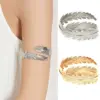 Legierung Spiral Armband Wirbel Oberarm Manschette Armreif Armreif Armband ägyptischen Kostüm Zubehör für Frauen Gold Silber Farbe 4