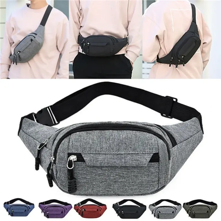 Männer Brust Paket Wasserdichte Outdoor Sport Tasche Leinwand Tasche Koreanischen stil Taille Tasche Fanny Beutel Umhängetasche Männlichen Bananen Tasche 2