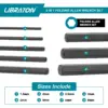 LIBRATON 8-in-1 klappbarer Inbusschlüssel-Set, metrisches Inbusschlüssel-Set, Werkzeug oder klappbares, manipulationssicheres Torx-Schlüssel-Set, tragbares Sternschlüssel-Set 2