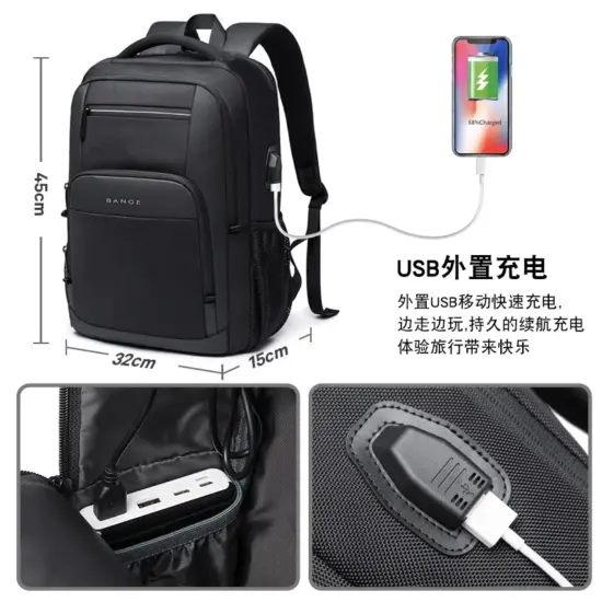 Bange Herren-Designer-Laptoptasche, Schultaschen für Jungen, männlich, Motorrad, taktisch, Business, Sport, Reiserucksack, Herren 2